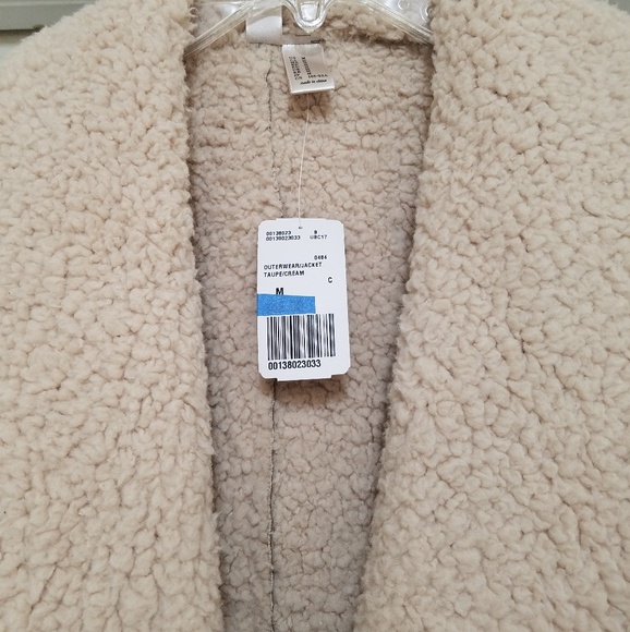 NWT F21 Fleece Lined Jacket - Picture 3 of 3